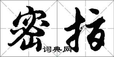 胡問遂密指行書怎么寫