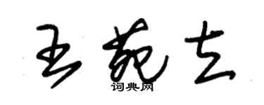 朱錫榮王苑立草書個性簽名怎么寫