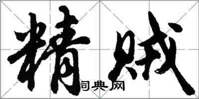 胡問遂精賊行書怎么寫