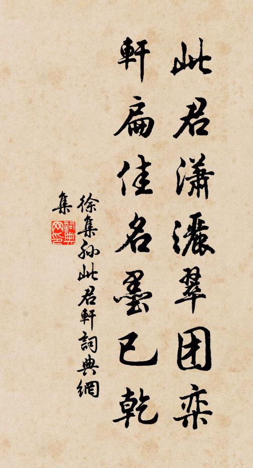 徐公本自無通介,自是時人醉眼斑 詩詞名句