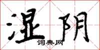 周炳元濕陰楷書怎么寫
