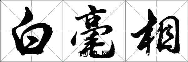 胡問遂白毫相行書怎么寫