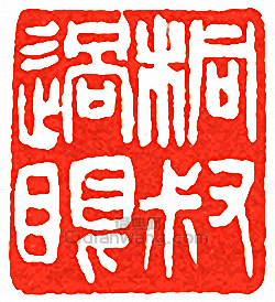 “桐叔過眼”篆刻印章