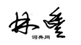 朱錫榮林豐草書個性簽名怎么寫