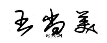 朱錫榮王尚美草書個性簽名怎么寫