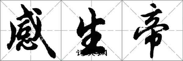 胡問遂感生帝行書怎么寫