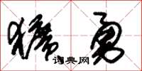 朱錫榮獷勇草書怎么寫