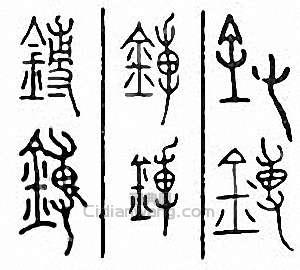 金石大字典的篆刻印章鎛