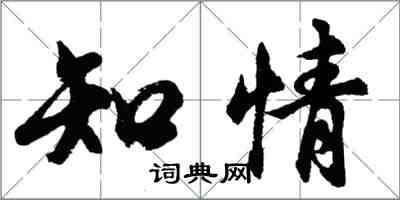 胡問遂知情行書怎么寫