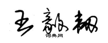 朱錫榮王毅韌草書個性簽名怎么寫