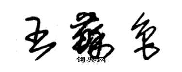 朱錫榮王蘇魯草書個性簽名怎么寫