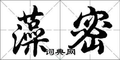 胡問遂藻密行書怎么寫