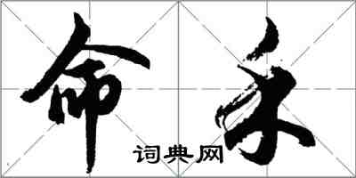 胡問遂命禾行書怎么寫