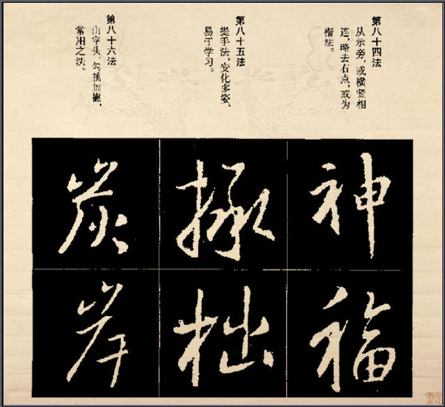 王羲之行書結構92法