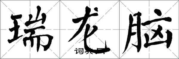 翁闓運瑞龍腦楷書怎么寫