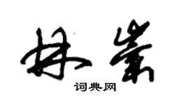 朱錫榮林崇草書個性簽名怎么寫