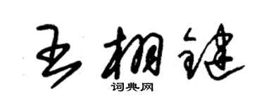 朱錫榮王栩鍵草書個性簽名怎么寫