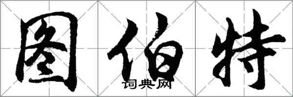 胡問遂圖伯特行書怎么寫