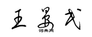 梁錦英王晏民草書個性簽名怎么寫