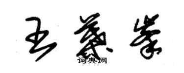 朱錫榮王葉峰草書個性簽名怎么寫