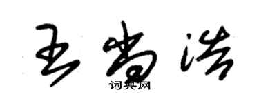 朱錫榮王尚浩草書個性簽名怎么寫