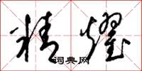 梁錦英精耀草書怎么寫