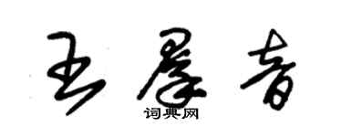 朱錫榮王群音草書個性簽名怎么寫