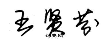 朱錫榮王賢芬草書個性簽名怎么寫