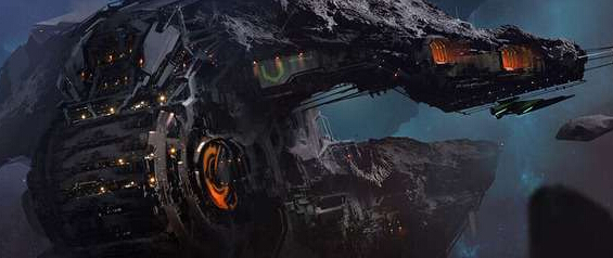 美國加利福尼亞州一位藝術家暢想了未來太空採礦的場景