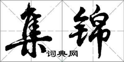 胡問遂集錦行書怎么寫