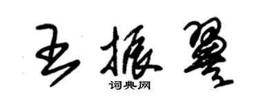 朱錫榮王振翼草書個性簽名怎么寫