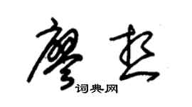 朱錫榮廖想草書個性簽名怎么寫