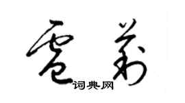 梁錦英盧莉草書個性簽名怎么寫