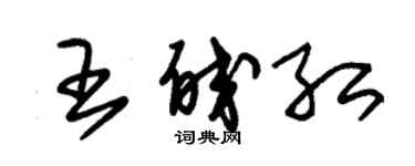 朱錫榮王皎紅草書個性簽名怎么寫