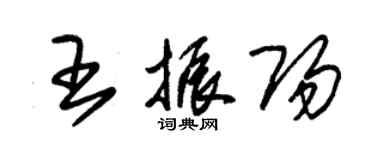 朱錫榮王振陽草書個性簽名怎么寫