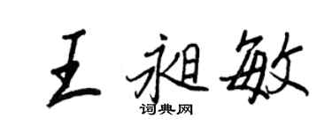 王正良王昶敏行書個性簽名怎么寫