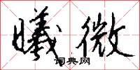 曦月的意思_曦月的解釋_國語詞典