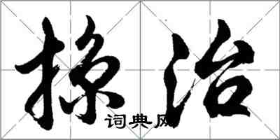 胡問遂掠治行書怎么寫