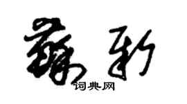 朱錫榮蘇新草書個性簽名怎么寫