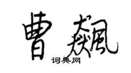 王正良曹飈行書個性簽名怎么寫