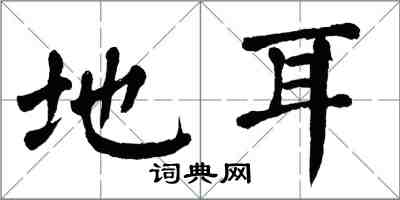 翁闓運地耳楷書怎么寫