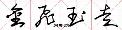 朱錫榮金飛玉走草書怎么寫