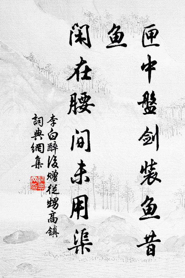 繪筆底須詡奇事,謂之為怪不為神 詩詞名句