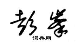 朱錫榮彭峰草書個性簽名怎么寫