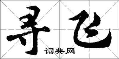 胡問遂尋飛行書怎么寫