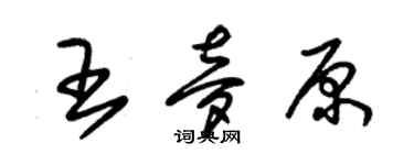 朱錫榮王夢原草書個性簽名怎么寫