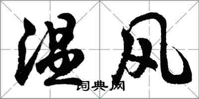 胡問遂溫風行書怎么寫