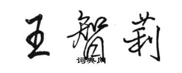 駱恆光王智莉行書個性簽名怎么寫