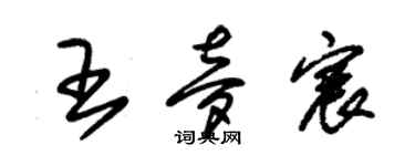 朱錫榮王夢宸草書個性簽名怎么寫