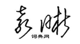 駱恆光袁晰草書個性簽名怎么寫